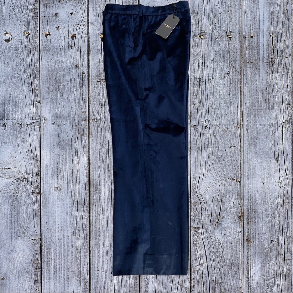 rag & bone crop velvet trouser. Size 12. NWT - Picture 3 of 10